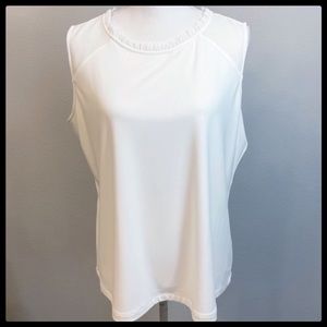 Tommy Hilfiger Elegant White Sleeveless Top